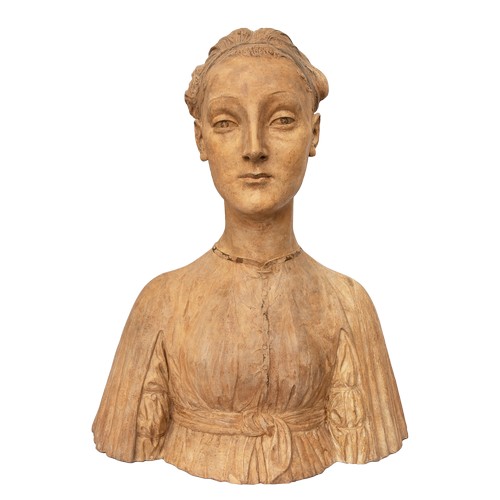 163 - To be sold without reserveProperty of a gentlemanMantua, Renaissance (?)A terracotta bust of Cecilia... 