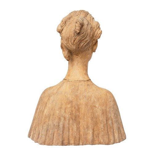 163 - To be sold without reserveProperty of a gentlemanMantua, Renaissance (?)A terracotta bust of Cecilia... 