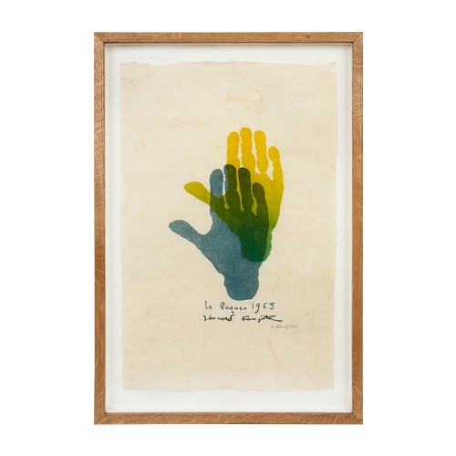 205 - Property of a Gentleman of ChelseaAn original lithograph of Léonard Tsuguharu Foujita's handp... 