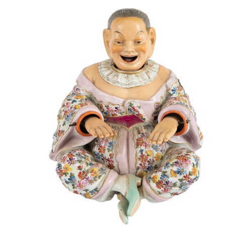 261 - Property of a GentlemanChinese exportc. 1870 Porcelain nodding head ladyDimensions:Not nodding: 10 i... 