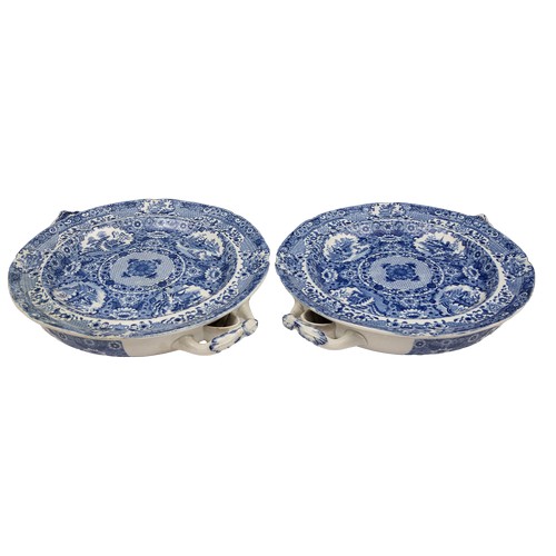 267 - Property of a Gentleman19th CenturyA pair of Spode muffin dishesDimensions:9.75 in. (Diameter)... 