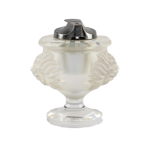 275 - To be sold without reserveProperty of a Gentleman20th CenturyLalique glass table lighter (with damag... 