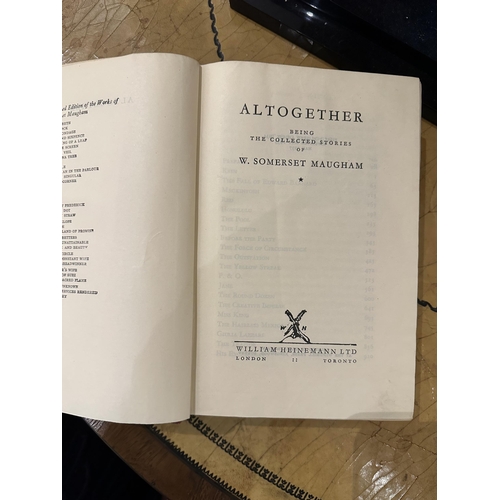 296 - Property of the late author and by descent of his familyW. Somerset Maugham (1874 - 1965)Third Editi... 