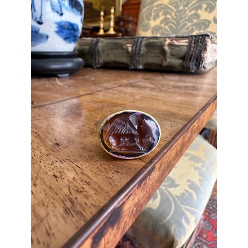 172 - Property of a Gentleman of Chelsea3rd / 4th Century BCGreek Eastern EmpireAn agate intaglio of a Sph... 