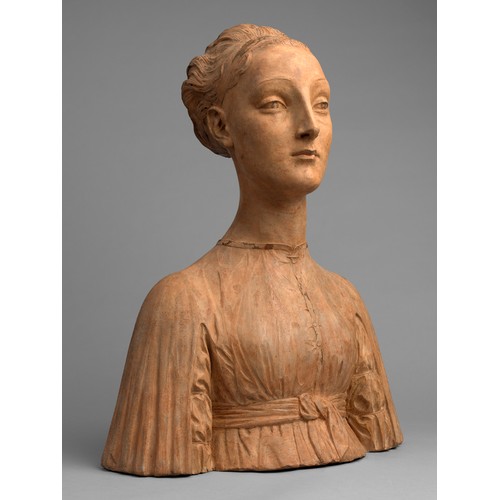 163 - To be sold without reserveProperty of a gentlemanMantua, Renaissance (?)A terracotta bust of Cecilia... 