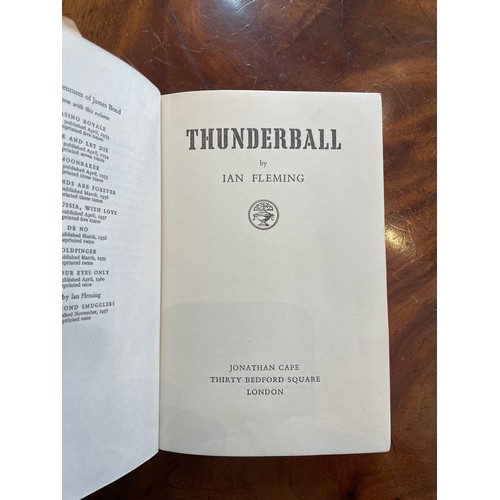 286 - First EditionIan Fleming (1908 - 1964)ThunderballWith dust jacket