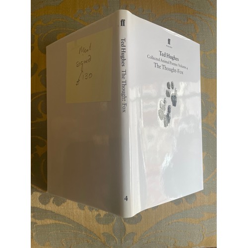 292 - First Edition In a fitted box4 VolumesVolume 1 signed by authorTed Hughes (1930 - 1998)Collected Ani... 