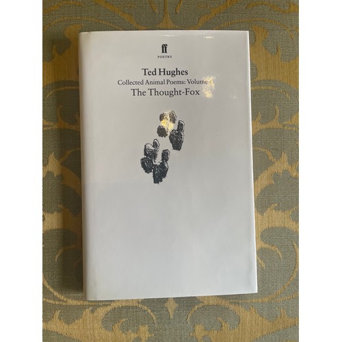 292 - First Edition In a fitted box4 VolumesVolume 1 signed by authorTed Hughes (1930 - 1998)Collected Ani... 