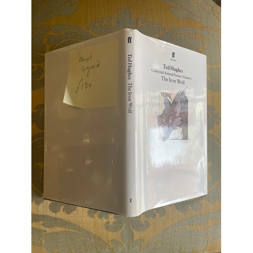 292 - First Edition In a fitted box4 VolumesVolume 1 signed by authorTed Hughes (1930 - 1998)Collected Ani... 