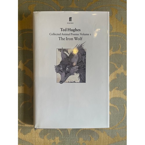 292 - First Edition In a fitted box4 VolumesVolume 1 signed by authorTed Hughes (1930 - 1998)Collected Ani... 