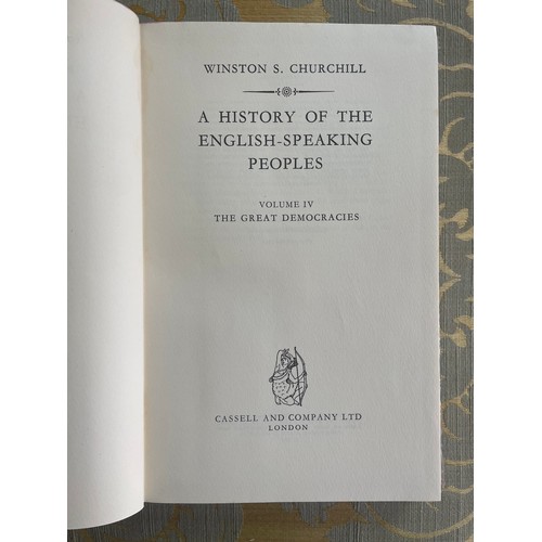 291 - First editionWith original dust jacket 4 volumesWinston S. Churchill (1874 - 1965)A History of the E... 