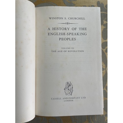 291 - First editionWith original dust jacket 4 volumesWinston S. Churchill (1874 - 1965)A History of the E... 