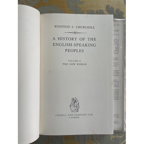 291 - First editionWith original dust jacket 4 volumesWinston S. Churchill (1874 - 1965)A History of the E... 