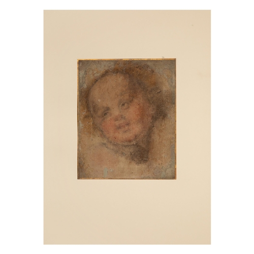 61 - Property of a ladyAttributed to Jacopo Chimenti detto l'Empoli (1551 - 1640)The head of a puttoRed a... 