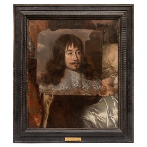 91 - Studio of Sir Anthony Van Dyck (1599 - 1641)A portrait of Sir William Killigrew (1606 - 1695)Oil on ... 