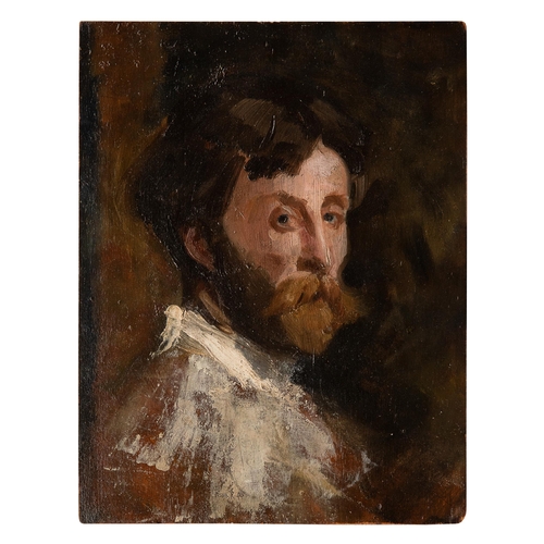 114 - Property of a GentlemanHugo Birger (1854 - 1887)Self PortraitOil on panelProvenance:Fritzes Konsthan... 