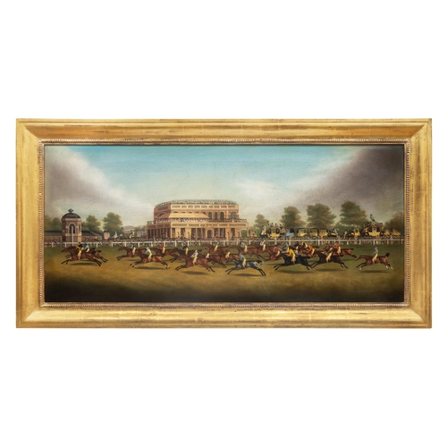 128 - James Pollard (1792 - 1867)The Gold Cup at Doncaster (1839)Oil on canvasJames Pollard exhibited his ... 