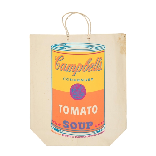 135 - Property of a ladyAndy Warhol (1928 - 1987)Campbell's Soup Can on a Shopping Bag (1966)Screenprint i... 