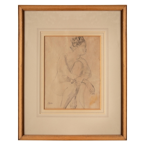 157 - Property of a gentlemanSir Jacob Epstein (1880 - 1959)A portrait of a ladyPencil on paperSigned, low... 