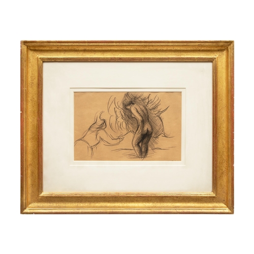 159 - Property of a gentlemanChristopher Wood (1901 - 1930)Two figures (c. 1920s)Charcoal and graphite on ... 