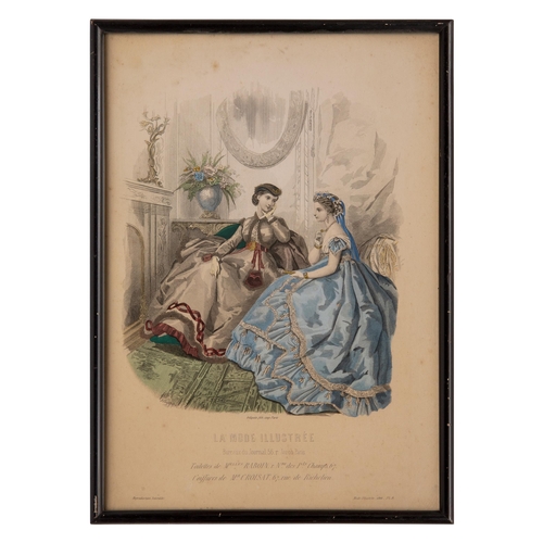 178 - To be sold without reserveProperty of a gentleman19th Century,5 hand-coloured printsLa mode illustre... 