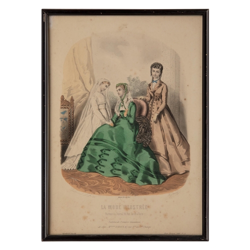 178 - To be sold without reserveProperty of a gentleman19th Century,5 hand-coloured printsLa mode illustre... 