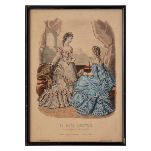 178 - To be sold without reserveProperty of a gentleman19th Century,5 hand-coloured printsLa mode illustre... 