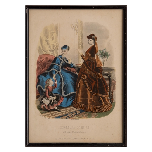 178 - To be sold without reserveProperty of a gentleman19th Century,5 hand-coloured printsLa mode illustre... 