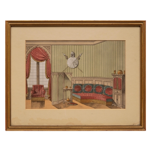 179 - To be sold without reserveProperty of a gentleman19th Century4 hand-coloured printsEnsemble et inter... 