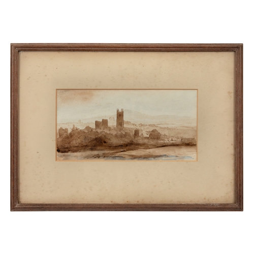 180 - Property of a GentlemanCircle of Rev William Gilpin (1724 - 1804)Landscape with Church towerWatercol... 