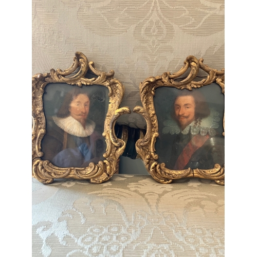 78 - Property of a gentlemanEnglish17th CenturyA pair of portraitsOne of George Villiers, Duke of Bu... 