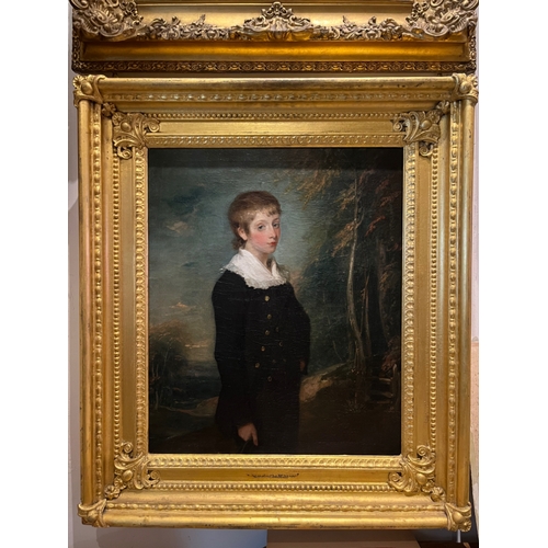 100 - Property of a gentleman collectorArthur William Devis (1762 - 1822)A portrait of a young boy in an E... 