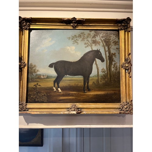 150 - Property of a gentleman Benjamin Zobel (1762 - 1830)A dark bay pony with white socksSigned... 