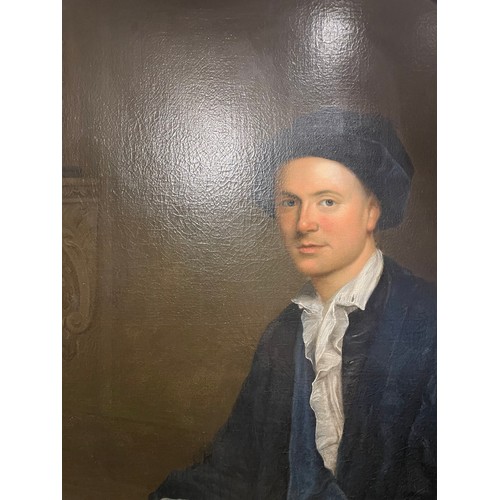 130 - Property of a gentleman of ChelseaGabriel Mathias (1719 - 1804)A portrait of a surgeon seated with a... 