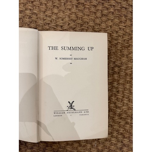 318 - To be sold without reserveProperty of a ladyW. Somerset Maugham (1874 - 1965)First EditionThe Summin... 