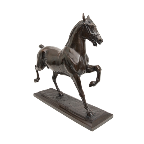 82 - Cecil Brown (Scottish, 1868-1926)c. 1900Carriage HorseBronzeDimensions:14.3 in. (H) x 15.5 in. (L) x... 