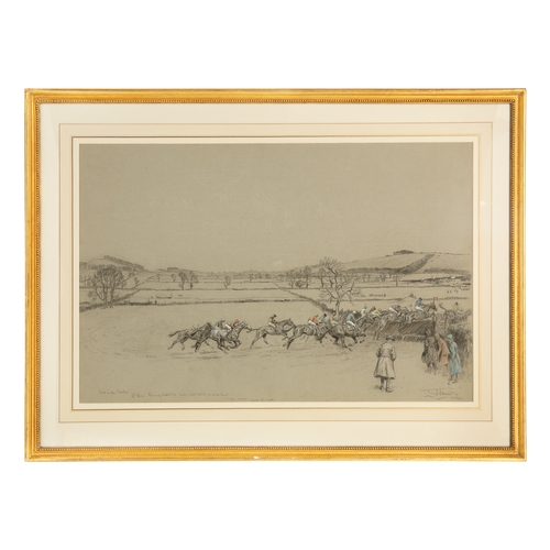 306 - Property of a GentlemanLionel Edwards (1878 - 1966)Out in the Country, 1932Graphite and coloured pen... 