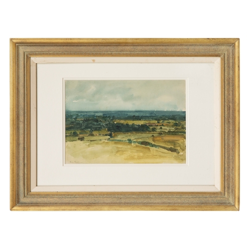 316 - Property of a GentlemanHarry Becker (1865 - 1928)Sussex DownsWatercolour on paperSigned lower left&n... 