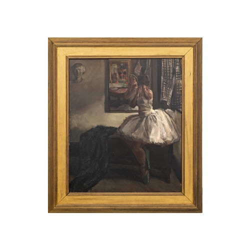 237 - Property of a GentlemanMargaret Theyre (1897 - 1977)The Young BallerinaOil on canvasSignedDimensions... 