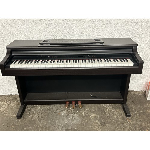 453 - To be sold without reserveProperty of a LadyYamahaA Clavinova electric home pianoWith a leather-upho... 