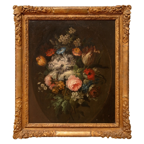 125 - Property of a GentlemanDutch SchoolLate 17th CenturyStill Life with FlowersDimensions:(Canvas) 21 in... 