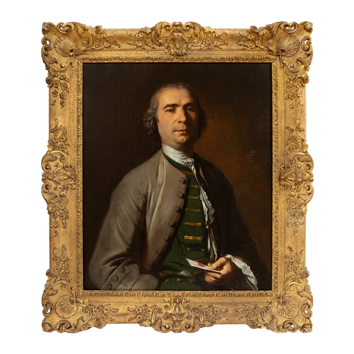 137 - Property of a GentlemanJacques Wilbaut or Wilbault (1729 - 1816)Portrait of a Gentleman in fine dres... 