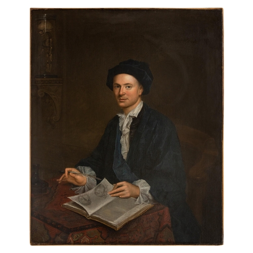 142 - Property of a gentleman of ChelseaGabriel Mathias (1719 - 1804)A portrait of a surgeon seated with a... 