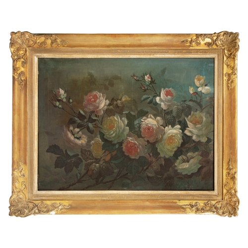 229 - Property of a GentlemanCircle of Henri Fantin-Latour (1836 - 1904)RosesOil on canvasSigned, lower le... 