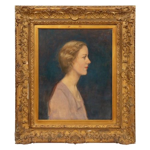 231 - Property of a GentlemanJohn Crealock (1871 - 1959)A portrait of Miss Griselda Gould (1936)Oil on can... 