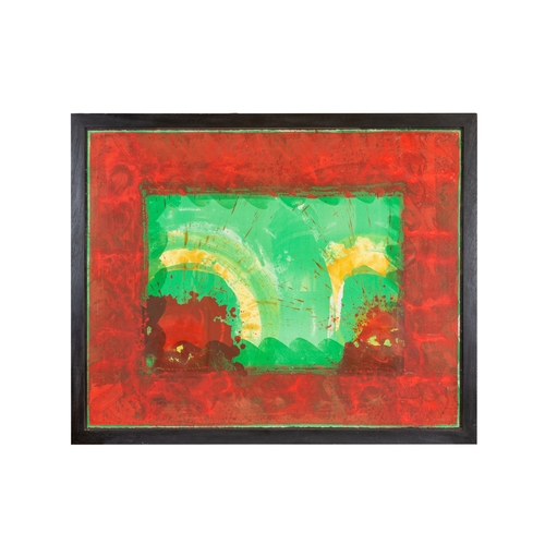 243 - Property of a GentlemanHoward Hodgkin (1932 - 2017)Monsoon1987Lithograph hand coloured with gouache ... 