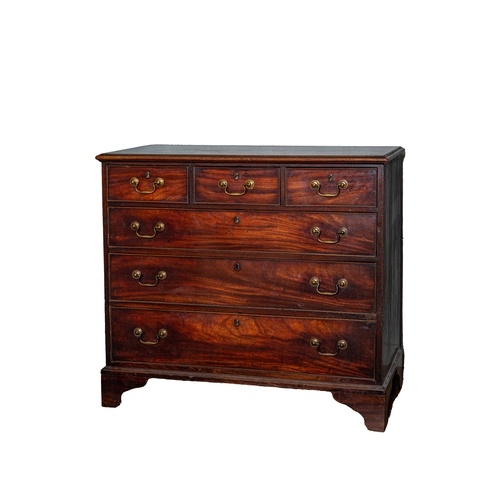 28 - Property of a gentlemanEarly 19th CenturyA Scottish mahogany chest of drawers With three main drawer... 