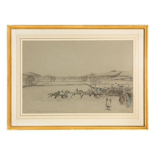 306 - Property of a GentlemanLionel Edwards (1878 - 1966)Out in the Country, 1932Graphite and coloured pen... 