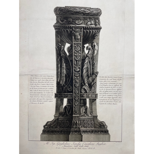 325 - Property of a GentlemanGiovanni Battista Piranesi (1770 - 1778)Vasi, Candelabri[a] Vasi, Candel... 