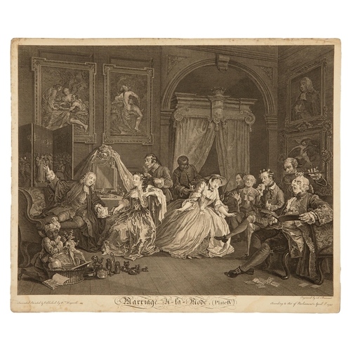 335 - Property of a ladyWilliam Hogarth (1697 - 1764)Marriage A-la-ModeThe complete set of six engravings1... 